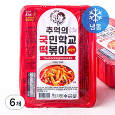 추억의국민학교떡볶이 매운맛 (냉동), 600g, 6개