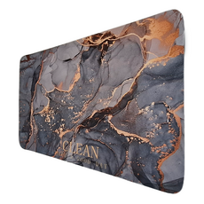 珪藻土浴室吸水軟墊，可水洗方便整理，天然橡膠珪藻泥，雙面防滑, 60 x 40cm, 流金大理石, 1個