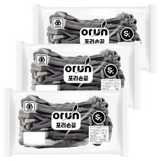 orUn Pori 指尖PU塗層手套 S, 灰色, 30個