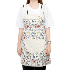 새온Stor 熊貼布埃及 NO5 圍裙, 混合顏色, 1個