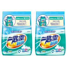 Attack 一匙靈 台灣公司貨 制菌超濃縮洗衣粉補充包, 1.7kg, 2包