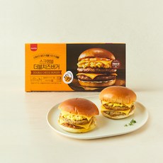 삼립 스크램블 더블 치즈버거 3개입, 600g, 1개