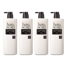 미쟝센 헤어 앤 스칼프 두피 앤 모발손상 케어 린스, 4개, 750ml