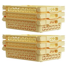 IRIS OHYAMA 愛麗思歐雅瑪 DB籃, 黃色, 6個