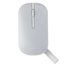 ASUS 華碩 Marshmallow 旅行/便攜 Wireless 滑鼠 經典灰 MD100 10.7 x 6 x 2.78cm 78g 右手 可快速替換的磁吸式上蓋 100% PTFE 材質的滑鼠腳 5個按鈕 光學 相容 Windows/Chrome OS/macOS