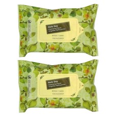 THE FACE SHOP 菲詩小舖 草本季節 純淨卸妝棉 攜帶式, 20張, 2包
