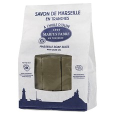 MARIUS FABRE 法鉑馬賽肥皂 橄欖油經典馬賽皂 切片, 190g, 5個