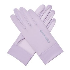 marie claire 美麗佳人 冰絲防曬手套 - 細網紫 23x8cm, 均碼