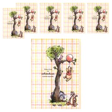 sun-star 小熊維尼 L 型 A4 資料夾 310 x 220 x 0.5mm, 格紋黃色, 6個