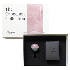 L'Original 能量晶石系列車用香氛禮盒 含香氛支架及3顆香氛膠囊, 桃心粉晶, 1組