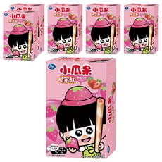 可口 小瓜呆脆笛酥 - 草莓口味, 54g, 6盒