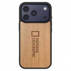 NATIONAL GEOGRAPHIC 國家地理 智慧型手機 磁吸 木質手機保護殼 iPhone 17 Pro 木質色
