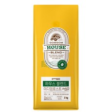 곰곰 하우스 블렌드 미디엄 로스트 원두, 1kg, 1개, 홀빈(분쇄안함)