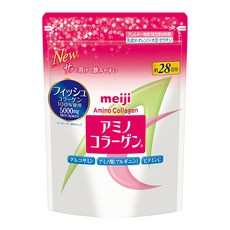meiji 明治 台灣公司貨 Amino Collagen 氨基膠原蛋白 膠原蛋白粉 28日份, 196g, 1包