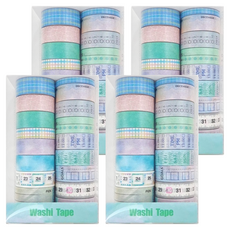 德德小品集 套裝紙膠帶 Set 20mmX3m/1卷 15mmX3m/1卷 10mmX3m/1卷 5mmX3m/1卷, 計畫清單, 4捲