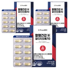 프롬바이오 혈행건강엔 알티지오메가3 39g, 60정, 3개