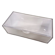 組合鏡櫃收納盒 外透內白抽屜 常規款 20 x 10 x 7cm, 外透內白, 1個