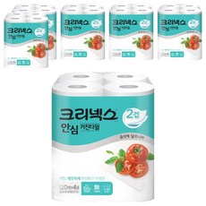 Kleenex 舒潔 安心雙層捲筒式廚房紙巾 120張, 4捲, 6袋