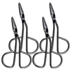 台灣 COSMOS 果凍系列 剪刀型眉毛夾, 4支, H34443