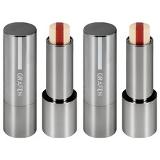 GRAFEN 男士三重裸感護唇膏, 紅棕色, 2個