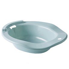 免蹲通用馬桶坐浴盆月子盆, 38.5x36x11cm, 藍色, PP材質, 1個