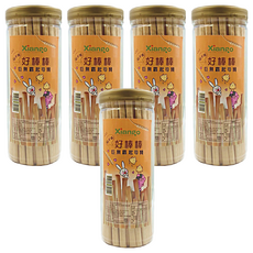 Xiango 匠菓子 阿不就好棒棒 巨無霸牛奶棒 起司口味360g*5罐，酥脆香濃，獨立罐裝, 360g
