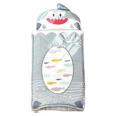Hello HIZOO 手工製莫代爾防蟎抗菌動物兒童睡袋組, 天王鯊