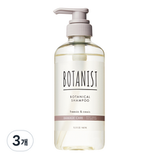 보타니스트 보타니컬 샴푸 데미지케어 프레지아 카시스향, 3개, 460ml