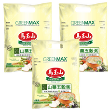 馬玉山 山藥五穀粥, 全素食, 富含膳食纖維和鈣質, 香濃鹹口味, 無防腐劑和人工香料, 350g, 3袋