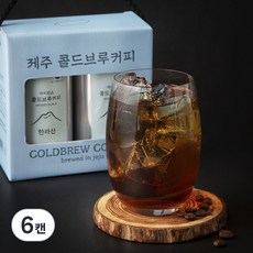 마이빈스 콜드브루 커피 선물세트, 350ml, 6캔