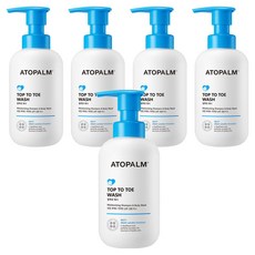 ATOPALM 愛多康 Top To Toe寶寶多合一洗頭沐浴精, 300ml, 5瓶