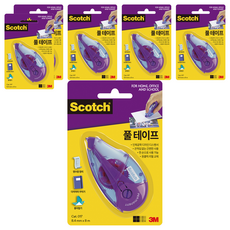 스카치 풀 테이프 8.4mm x 8m, 투명, 6개