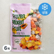 FruitMoji 과일믹스 (냉동), 6개, 1kg