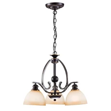 Honey Comb 簡約吊燈三燈 經典造型 高度可調 適用於餐廳、廚房 營造溫馨氛圍, 1入, 美式鄉村風