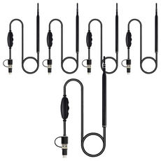 AHOYE 高清可視挖耳器 Type-C供電, 5個, 1個裝