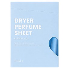 iLBiA 香氛烘衣柔軟片 COTTON BLUE, 40包, 1盒