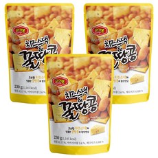 머거본 치즈스낵 & 꿀땅콩, 230g, 3개