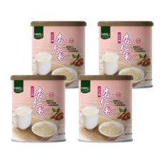 長青穀典 100%純杏仁粉, 嚴選新鮮杏仁研磨 無糖配方 全素, 300g, 4罐