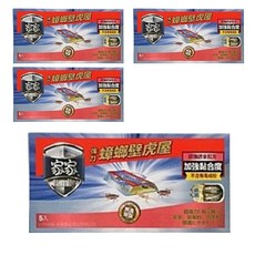 家家 蟑螂壁虎屋 5入 強力黏著 無毒無臭, 4盒