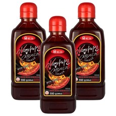 Woomtree 辣椒醬, 550g, 3個