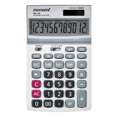 모나미 계산기 MC-142, 회색, 1개