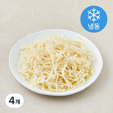 바른 더 부드러운 백진미 오징어채 (냉동), 4개, 200g