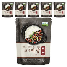 칠갑농산 고기짜장, 6개, 180g
