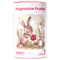 Maries 兒童進階啟蒙拼圖 第3階, 89片, 1桶