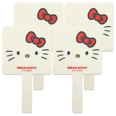 Beauty Home 三麗鷗 Hello Kitty 簡約手拿鏡, 象牙白, 4個
