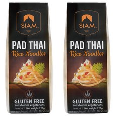 SIAM 泰式米粉 Q彈口感 無麩質 快煮即食, 270g*2包