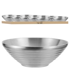 正304禾佳拉麵碗 18cm, 10個, 銀色