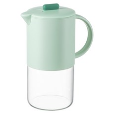 PINMOO 品沐 澄夏玻璃冷水壺, 1個, 1800ml, 綠色