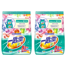 Attack 一匙靈 台灣公司貨 亮彩超濃縮洗衣粉 補充包, 1.6kg, 2包