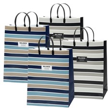 POPO FANCY Balance PP購物袋 大 2件組, 海軍藍, 黑色, 2套